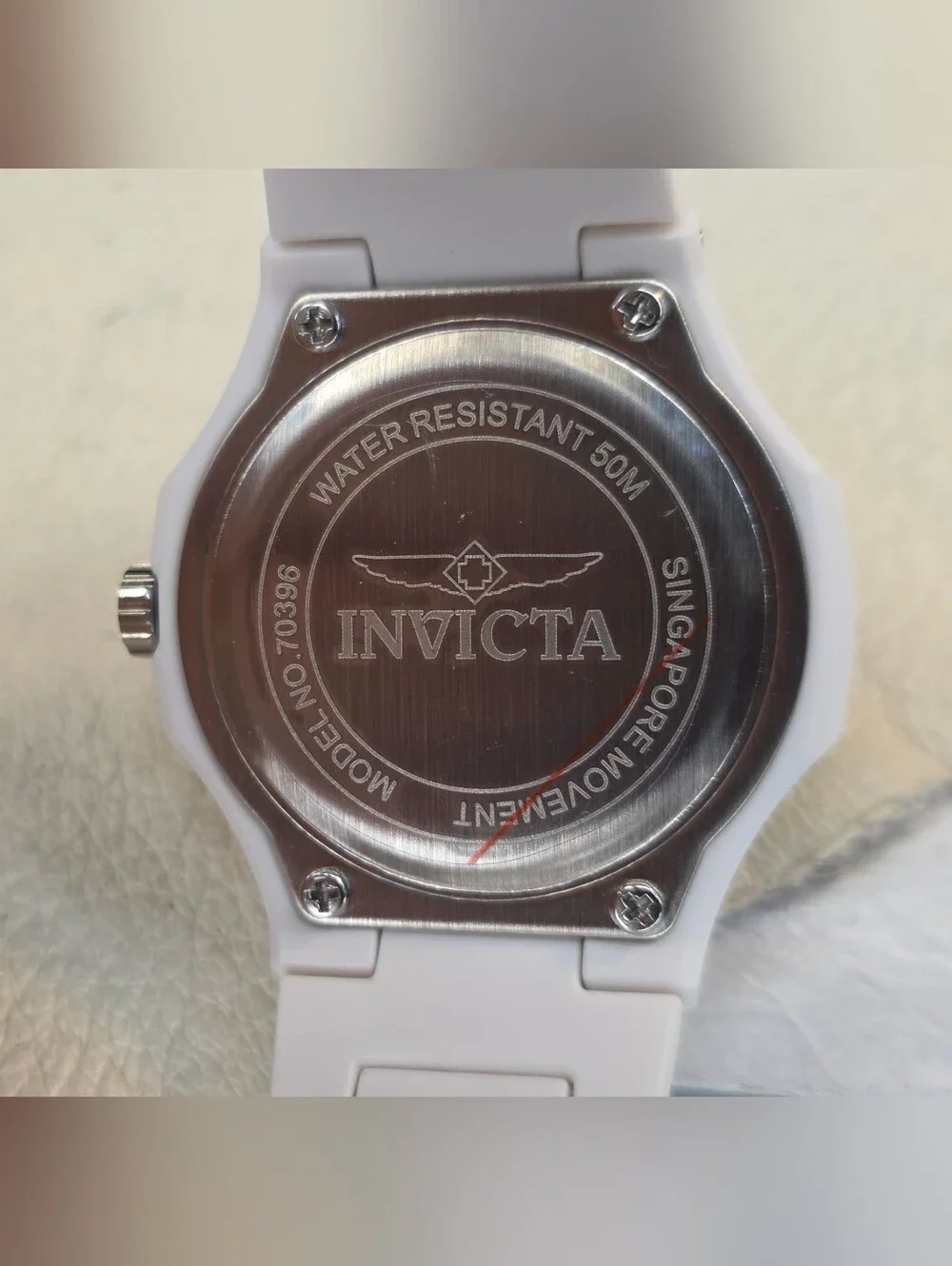 Invicta White Resin Watch / Model #70399 / NWT
